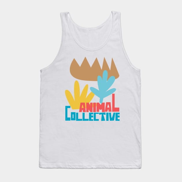 animal collective \ retro look fan art design Tank Top by DankFutura